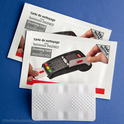 Ingenico Card Terminal Cleaning Card featuring Waffletechnology® - Canswipe