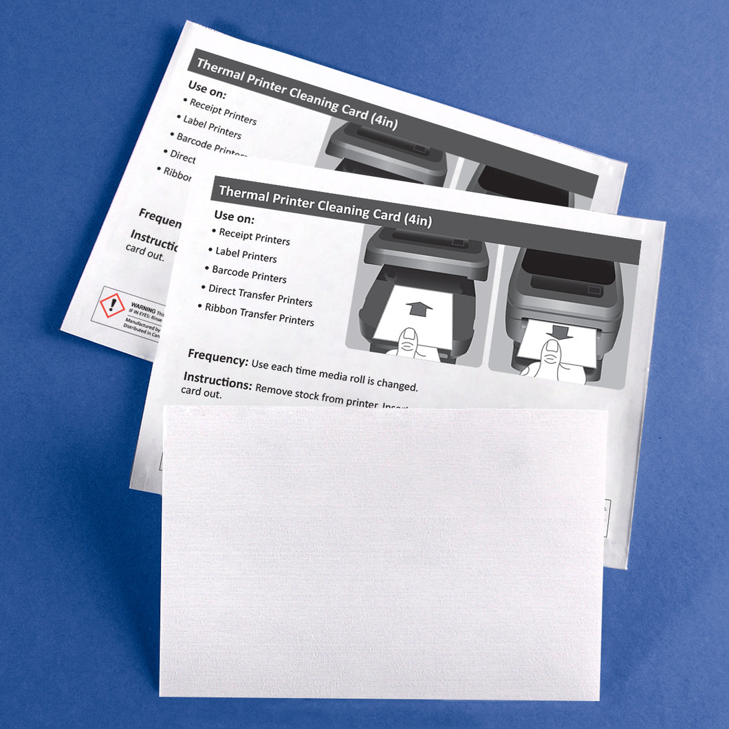 Thermal Printer Cleaning Card - Canswipe