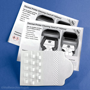 Thermal Printer Cleaning Card featuring Waffletechnology® - Canswipe